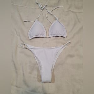 White bikini